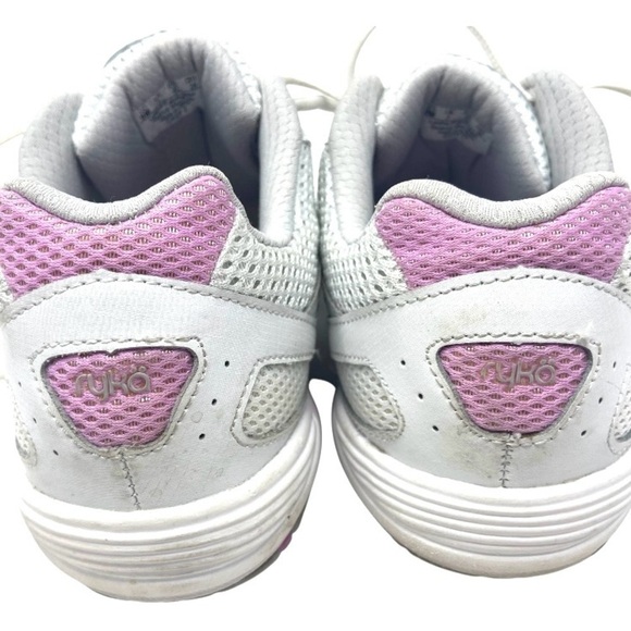 Ryka Dash 2 Walking Run Athletic Sneakers Pink & White  Super Clean Leather 9M - Picture 7 of 10
